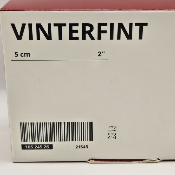 Ikea Vinterfint 105.245.26 Set of 3 Red Birds 21543 Cardinals 21543 - Picture 3 of 5